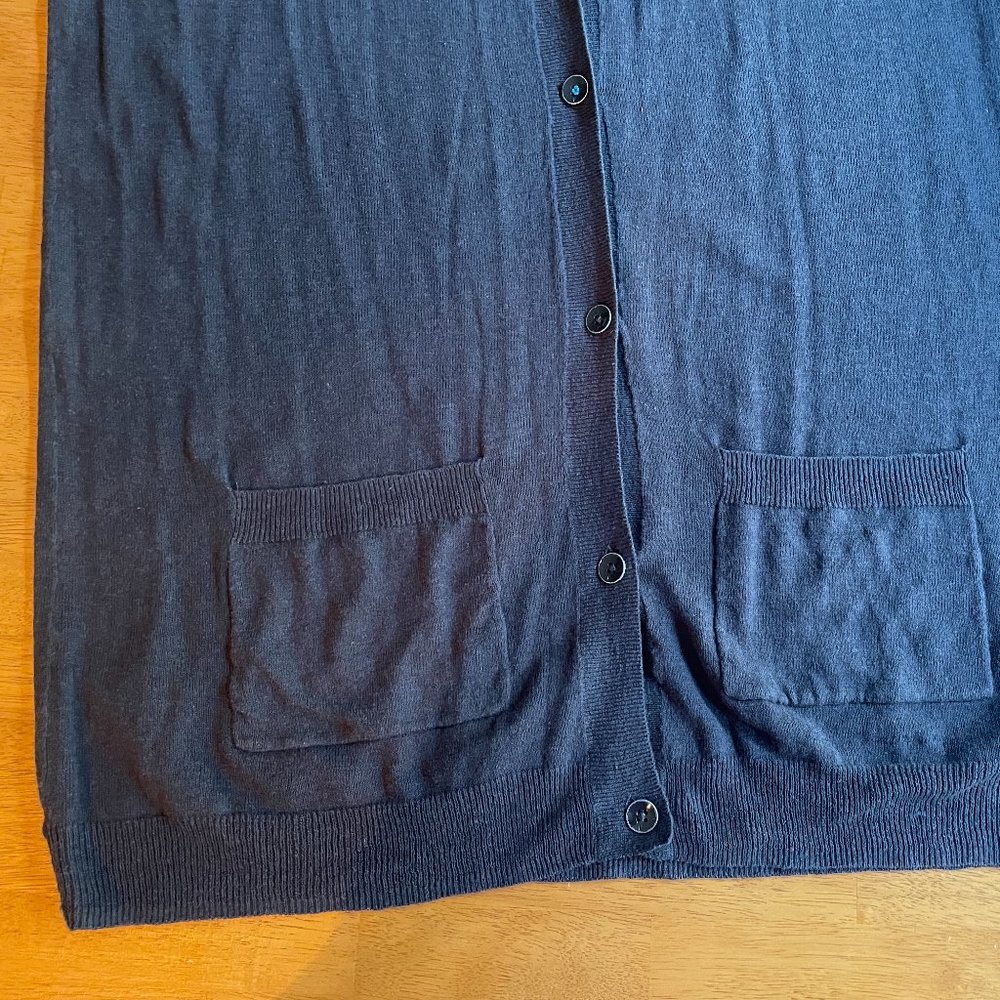 NWOT Rogan For Target size XL gray linen-organic cotton vest - Picture 6 of 9